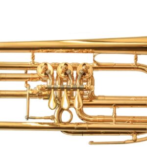 Rotary low F trumpet after Cerveny